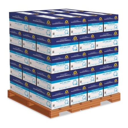 Hammermill Recycled Copy Paper - Hammermill 86700PLT - 8-1/2" x 11" - White - 200,000 Sheets 86700PLT